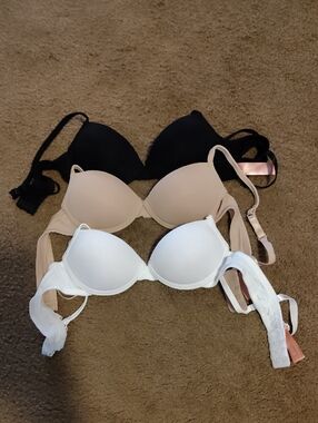 Extreme Push-Up Bras - Black, Nude, White